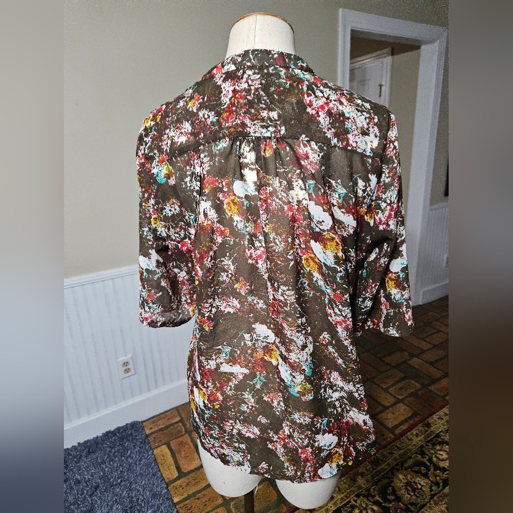 Seven Seven Abstract Top Size 10 - Picture 3 of 4
